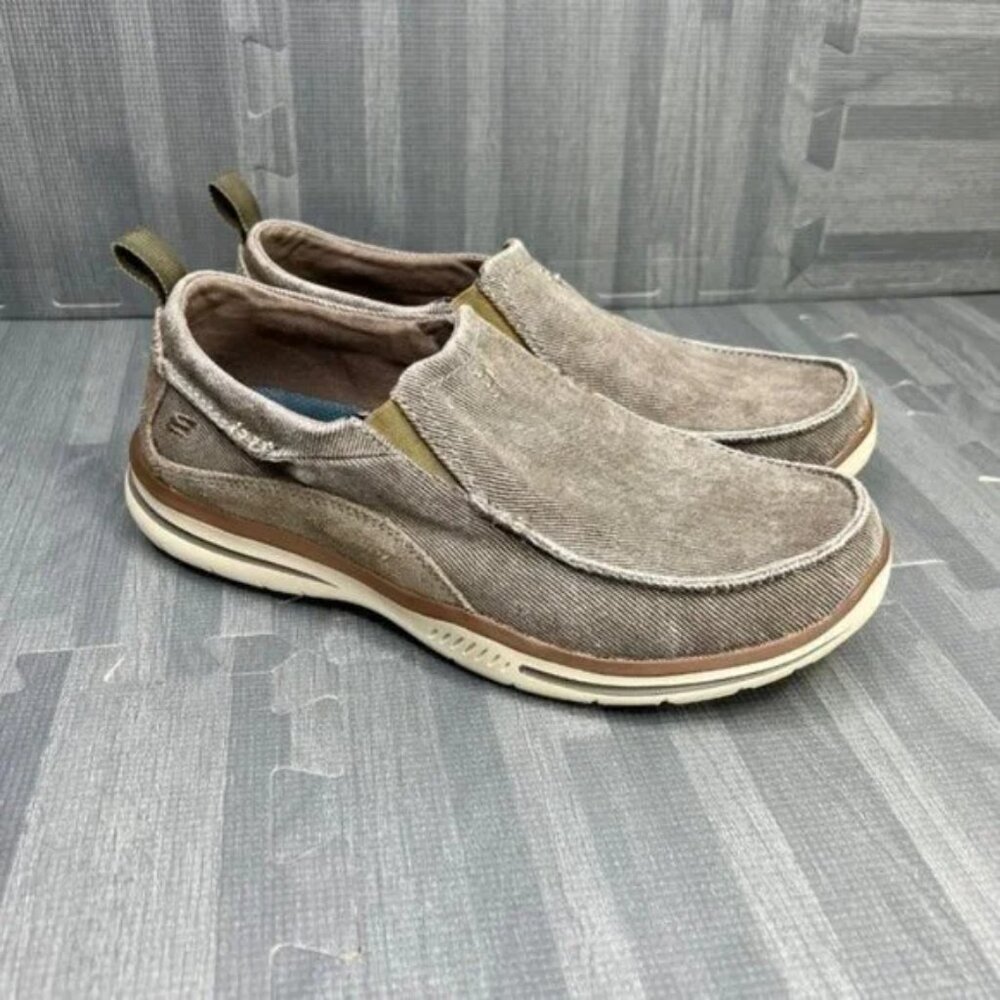 Skechers Relaxed Fit Elected Drigo Slip On Shoes Mens Size 11